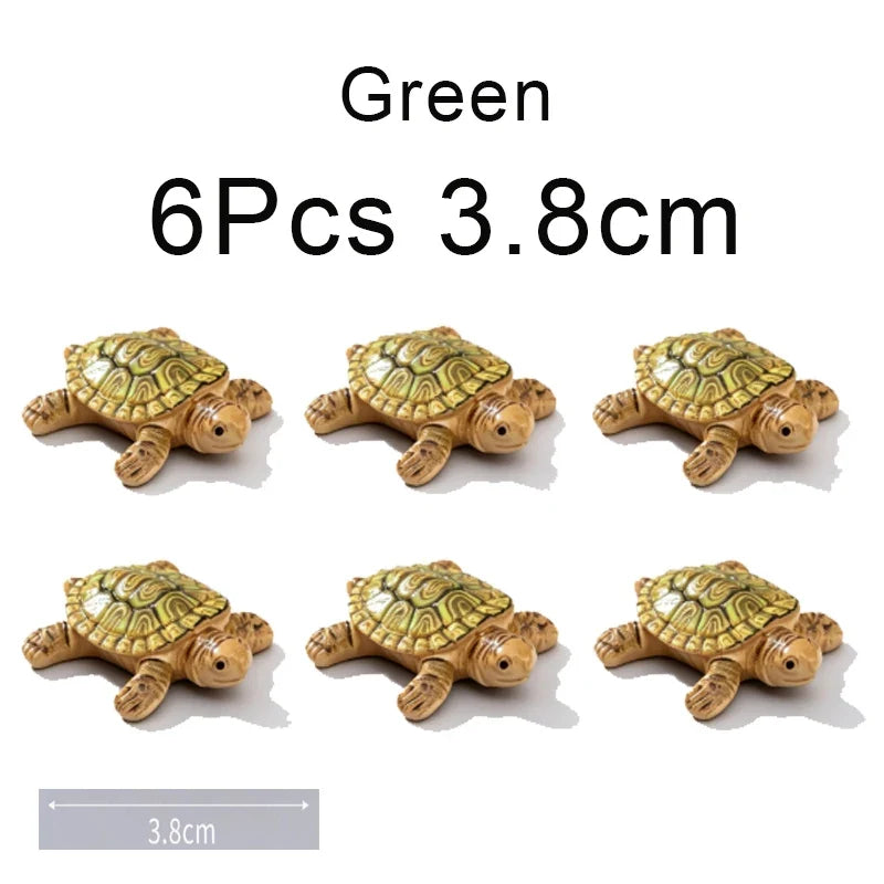 Cute Turtle Family Floating Ornaments – Reptile Accessories