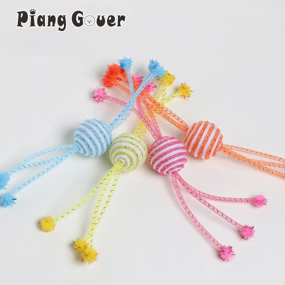 Cat Toy Rope Ball Kitten Self Toy Playing - ProPawPet.com