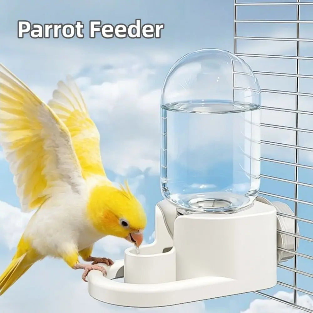 Automatic Bird Water Dispenser Plastic Hanging Parrot Enclosure – photo 2
