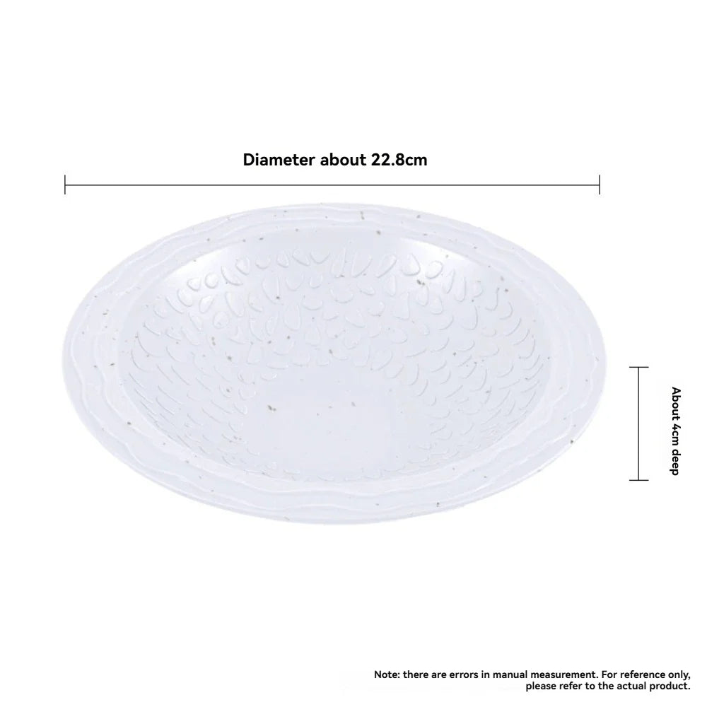 Turtle Bathing Pool, Reptile Feeding Dish Water Pot Landscape – 9 Colors