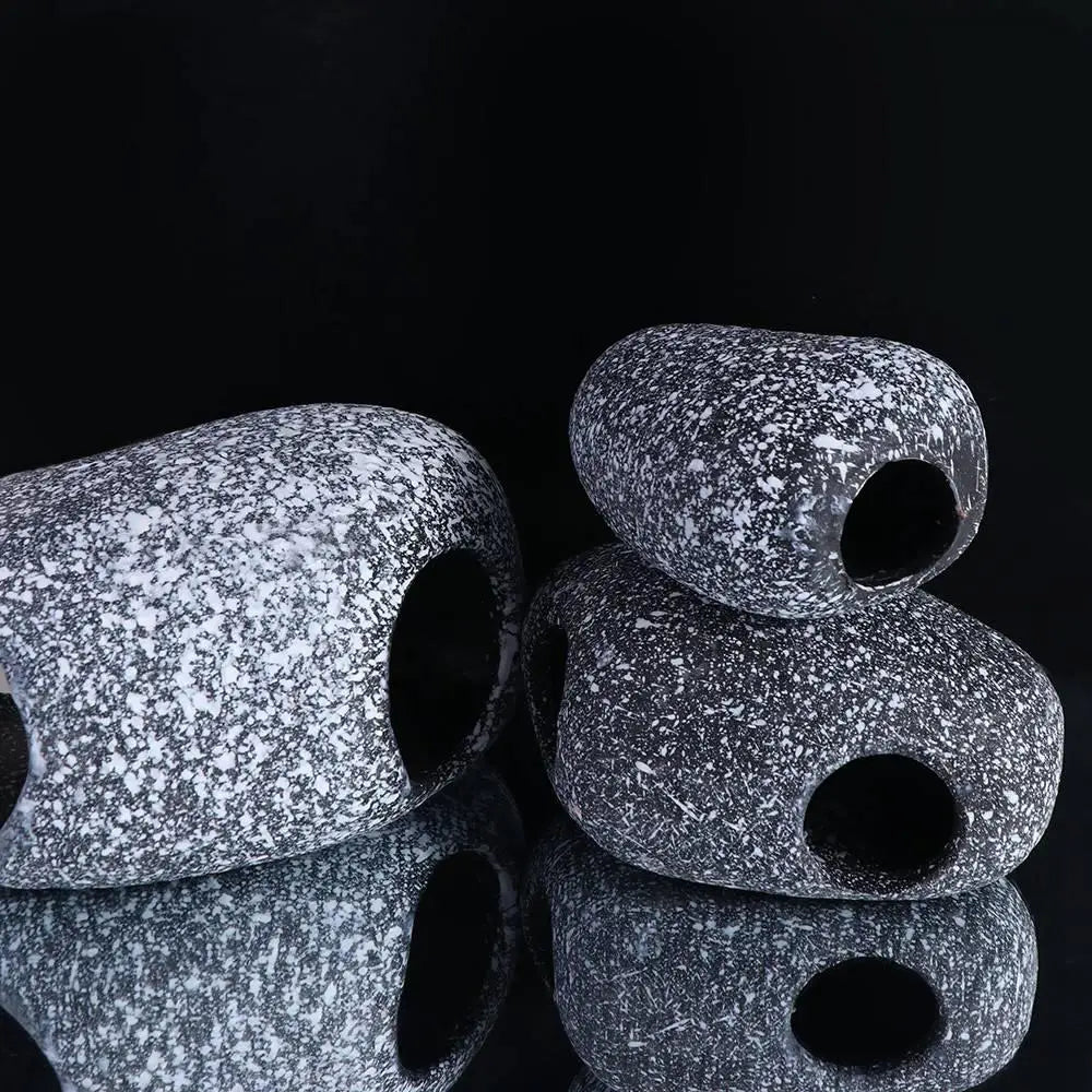Ceramic Cichlid Stone Cave Eco-friendly - ProPawPet.com