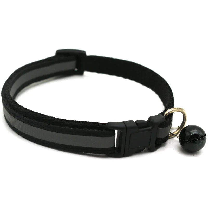 Cat Reflective Collar Safety Buckle Adjustable Custom – Cat Collars
