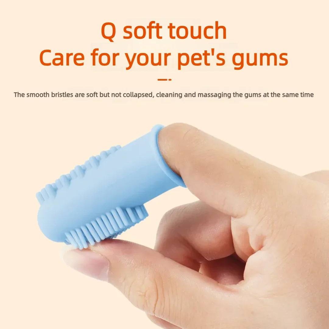 Soft Pet Dog Finger Toothbrush Dog Brush Bad - ProPawPet.com