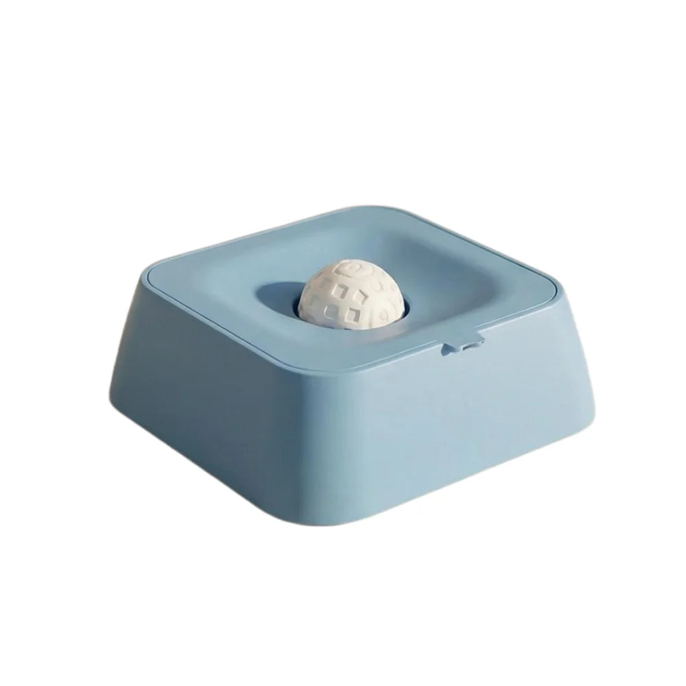 PP Material Dog Lick Dish with Rolling Ball