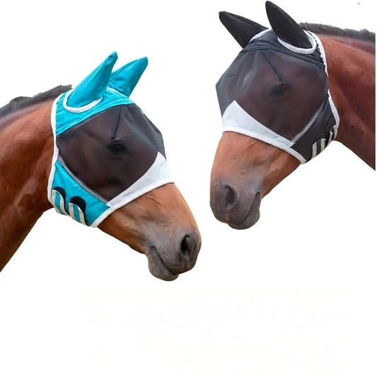 Horse Fly Mask with Ears, Anti-UV Breathable - ProPawPet.com