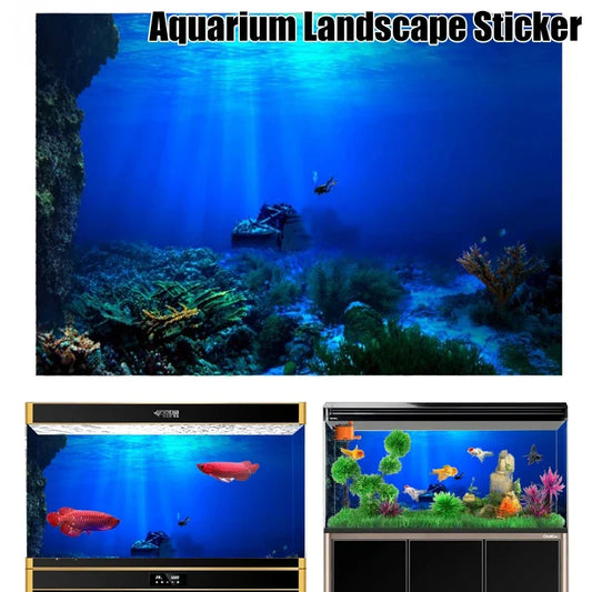 3D Effect Underwater Sunlight Rays Cave - ProPawPet.com