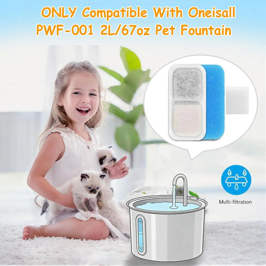PWF-001 2L Cat Fountain Replacement Filters - ProPawPet.com