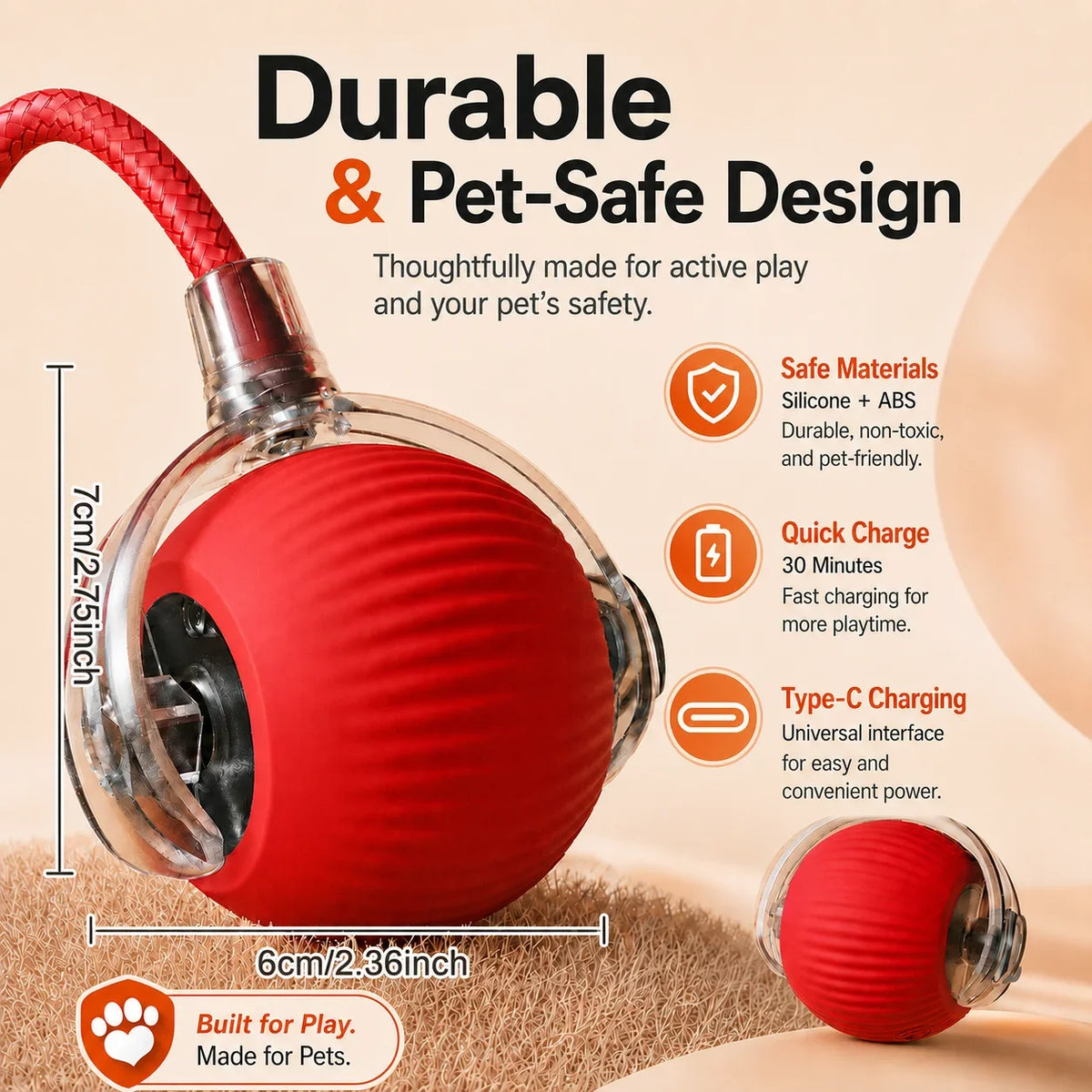 New Dog Interactive Ball Toy,Automatic - ProPawPet.com