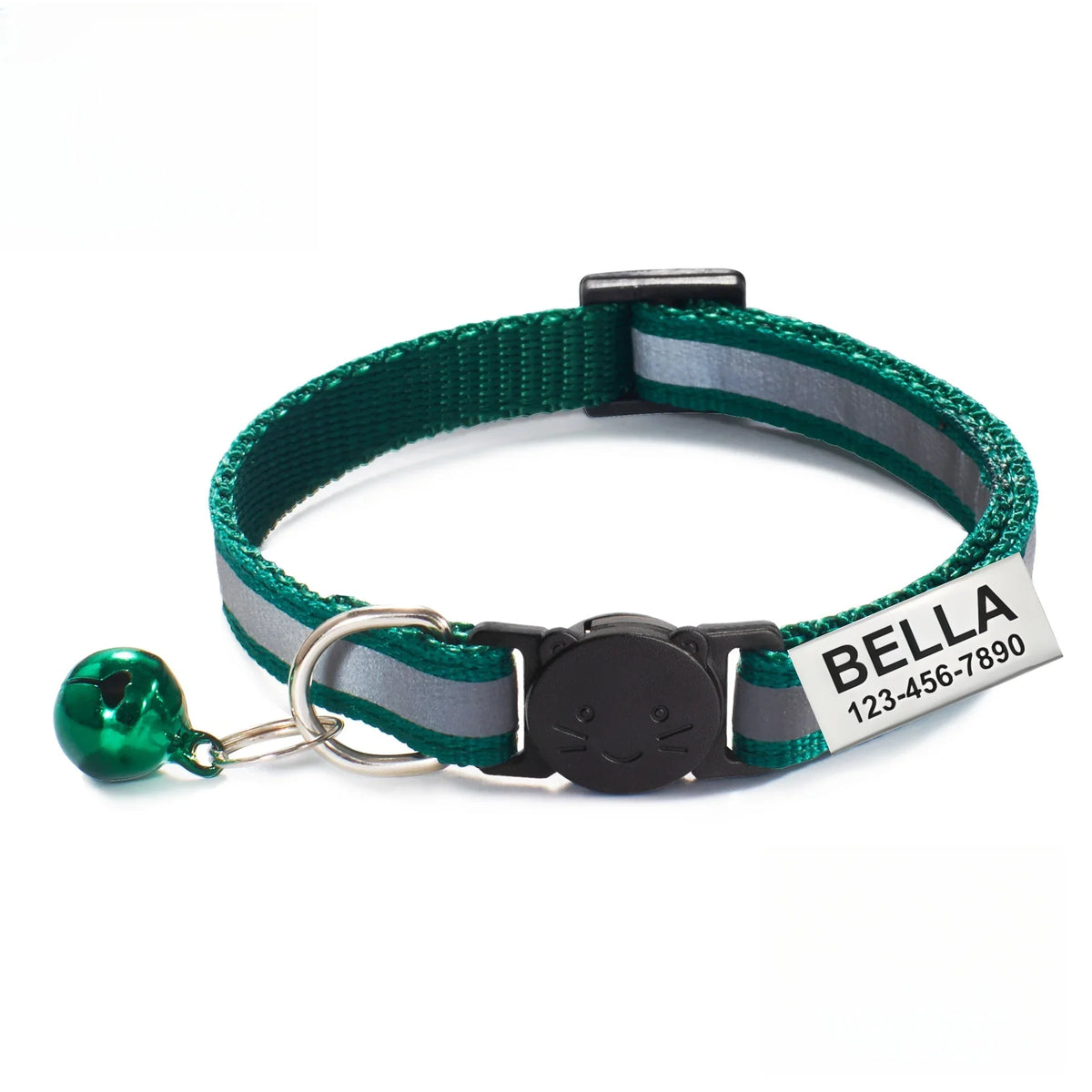 13 Colors Custom Engraved Reflective Cat - ProPawPet.com