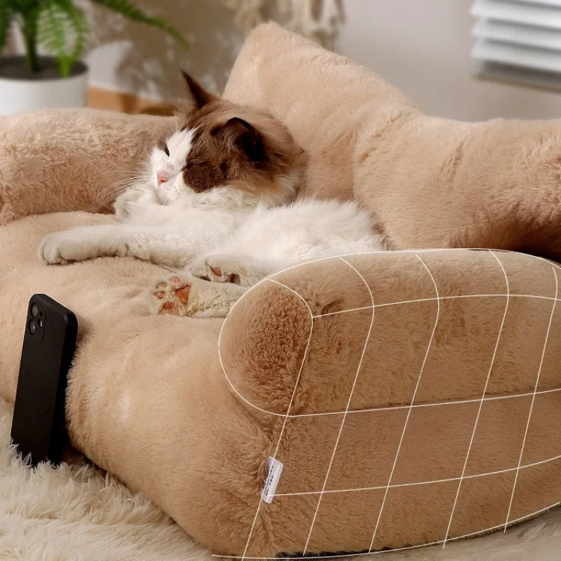 All Season Plush Pet Sofa Bed Washable - ProPawPet.com