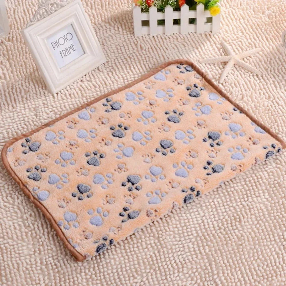 Pet Bed Mat Cute Warm Cover Towel Cat and - ProPawPet.com