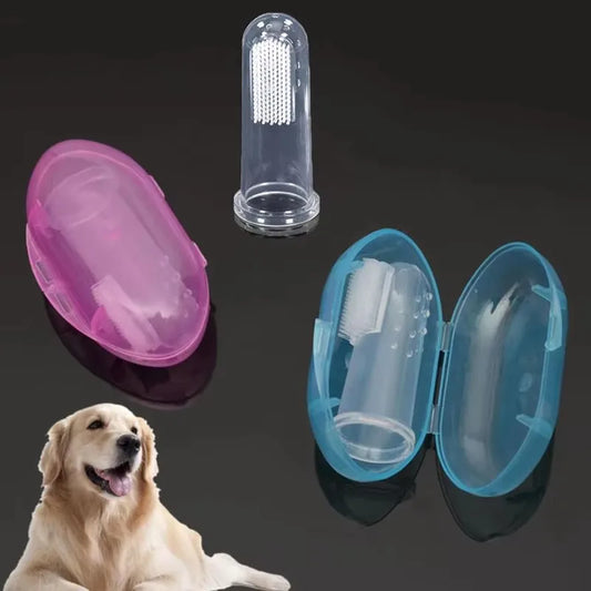 1/2/3Pcs Soft Pet Finger Toothbrush Teddy - ProPawPet.com
