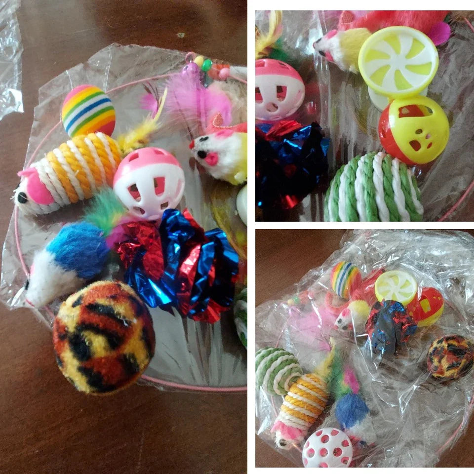 12- Set Pet Kitten Toys – photo 2