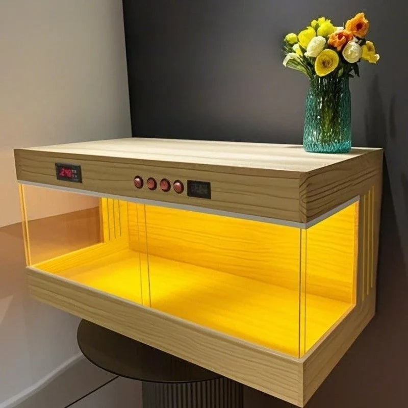 Reptile Feeding Box Solid Wood Temperature - ProPawPet.com