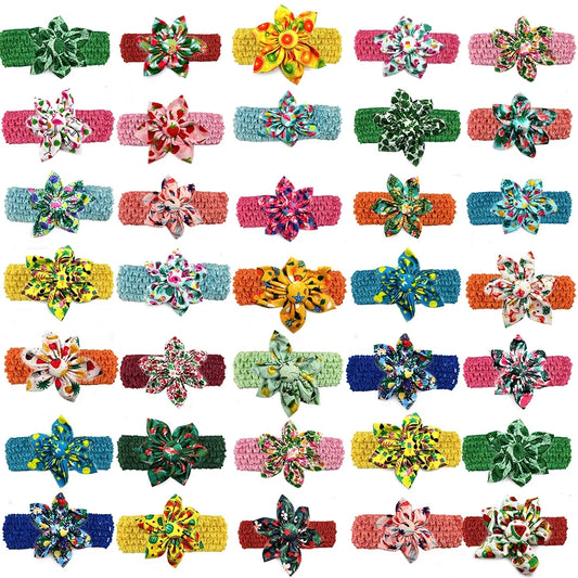 30/50pcs Summer Pet Dog BowTies Necktie - ProPawPet.com