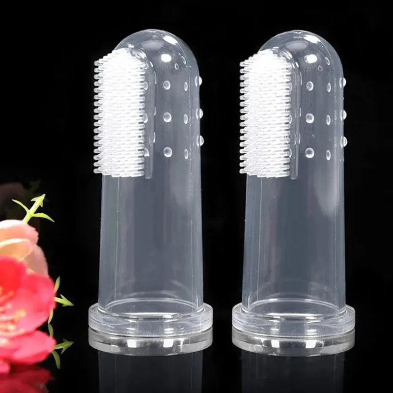1/2/3Pcs Soft Pet Finger Toothbrush Teddy - ProPawPet.com