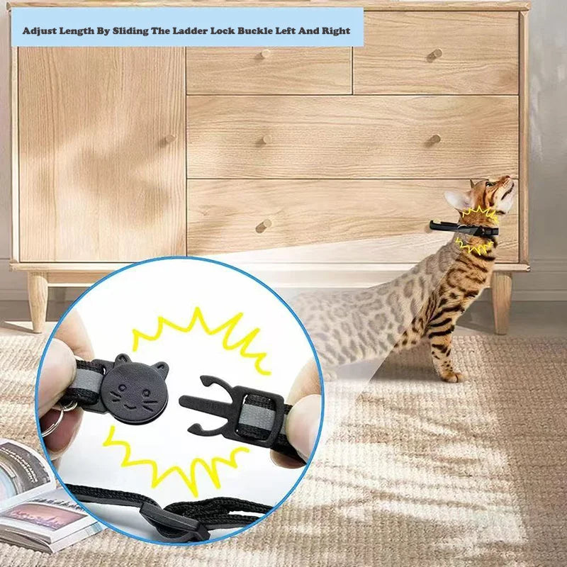 Cartoon Cat Head Reflective Pet Collar - ProPawPet.com