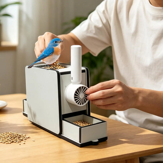 Bird Shelling Ma Wooden Rechargeable Bird - ProPawPet.com