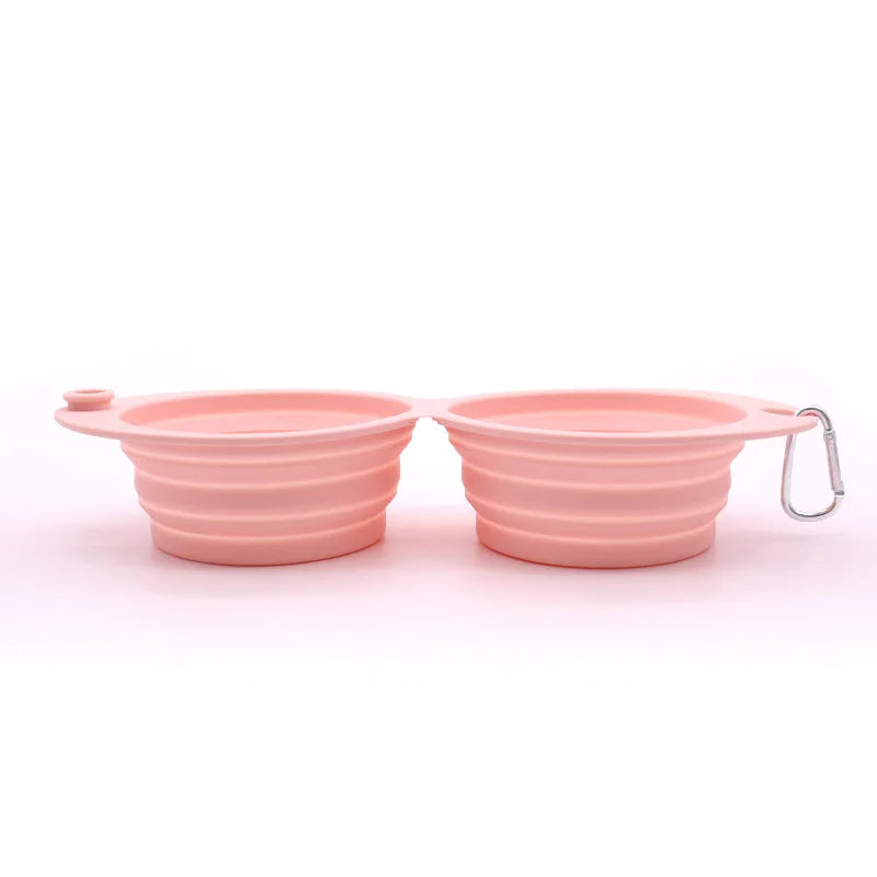 Dog Bowl, Food Food-grade Silicone Pet Folding Bowl