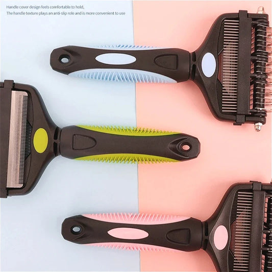 3 in 1 Pet Deshedding Brush Dog Hair Remover - ProPawPet.com
