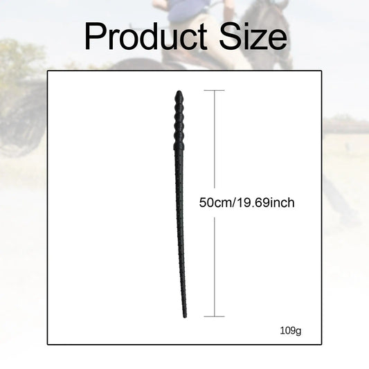Riding Crop Ergonomic Handle Rubber Whip - ProPawPet.com