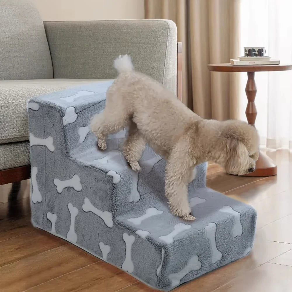 Ladder Dogs Pets Bone Shape Puppy Stairs - ProPawPet.com