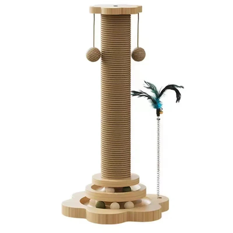 Solid Wood Kitten Scratcher Sisal Scratch - ProPawPet.com