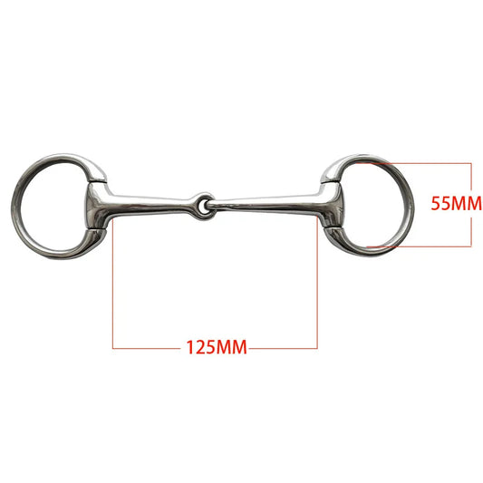 125/130/135mm Stainless Steel Horse Gag - ProPawPet.com