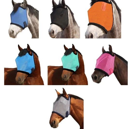 Horse Fly Mask for Pasture Turnout, - ProPawPet.com
