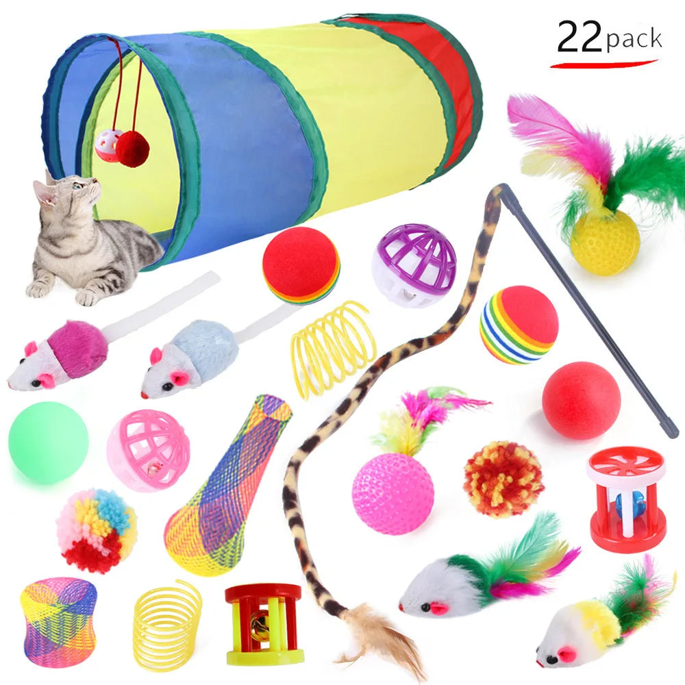 12- Set Pet Kitten Toys – photo 8