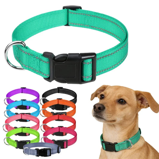 10 Colors Pet Dog Collar Nylon Neck Collar - ProPawPet.com