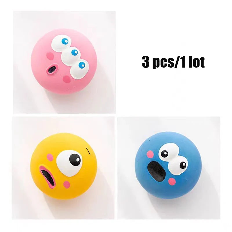 Durable Bite Resistant Squeaky Rubber Dog Chew Ball – Dog Supplies