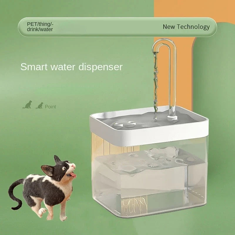 Fully Transparent 1.5L Automatic Cat Water - ProPawPet.com