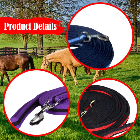 Polyester Horse Training Rope 8m Easy Use - ProPawPet.com