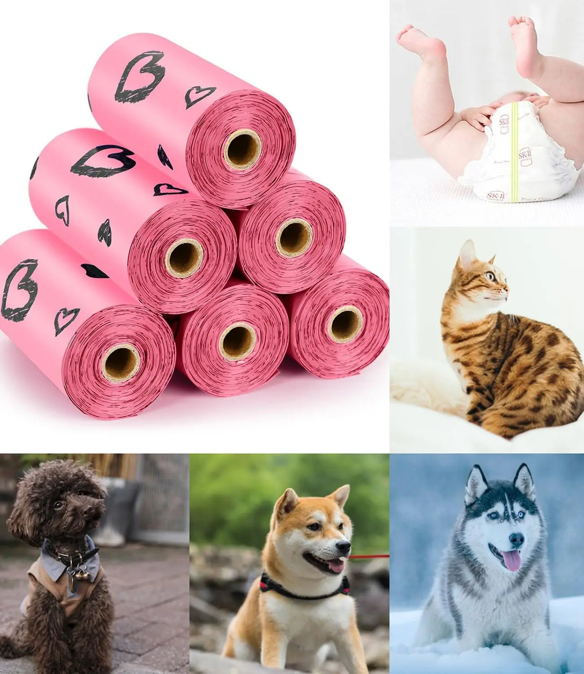 Pet Biodegradable Trash Bag Dog Poop Bags - ProPawPet.com