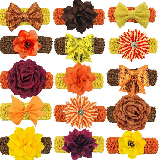 30/50pcsThanksgiving Small Large Dog Bow Tie - ProPawPet.com