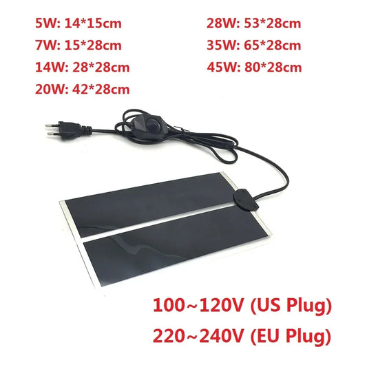 110V 220V Reptile Warm Mat Pet Heating Pad - ProPawPet.com