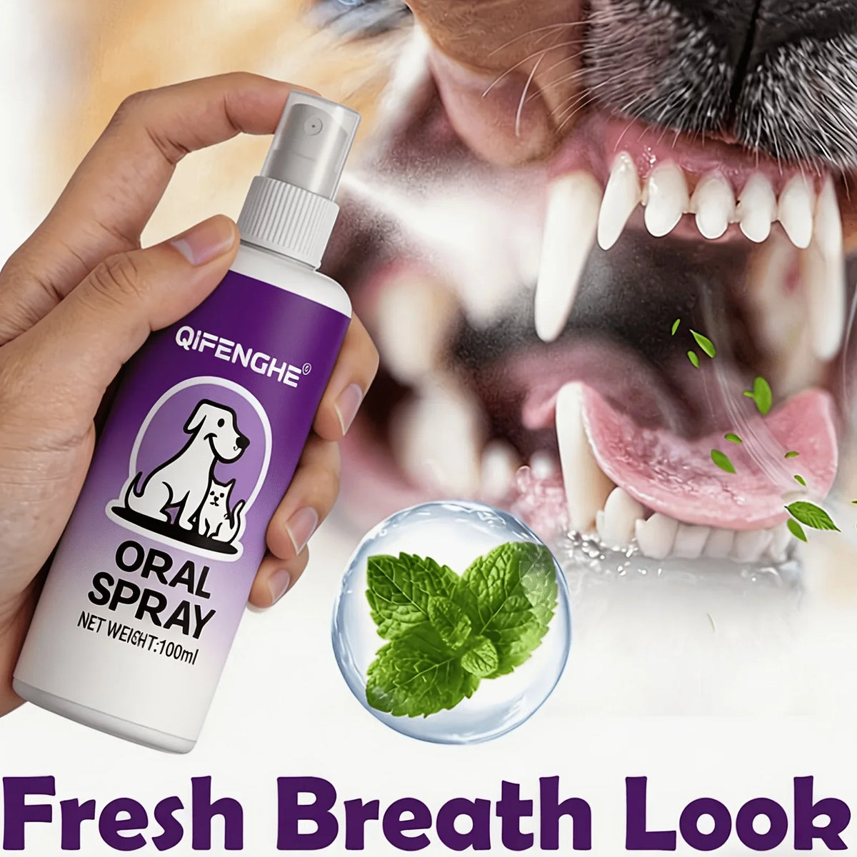 Pet Oral Care Breath Spray Fresh Oral - ProPawPet.com