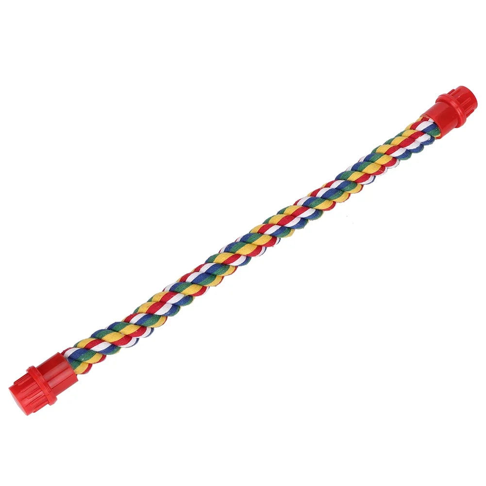 Colorful Hanging Cotton Rope Bird Standing - ProPawPet.com
