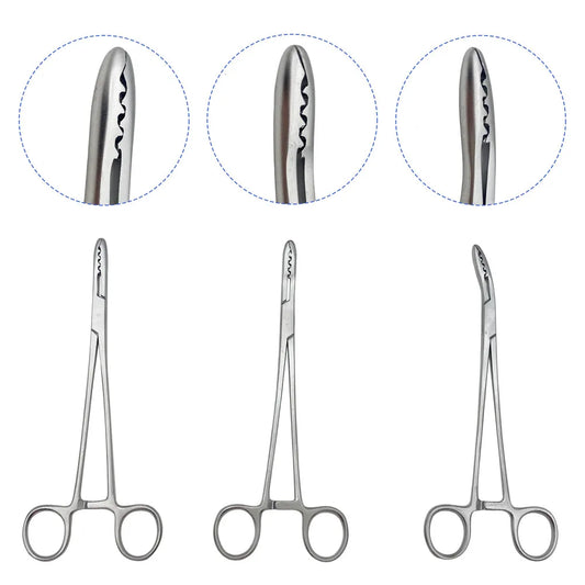 205mm Soft tissue forceps Straight Curved - ProPawPet.com