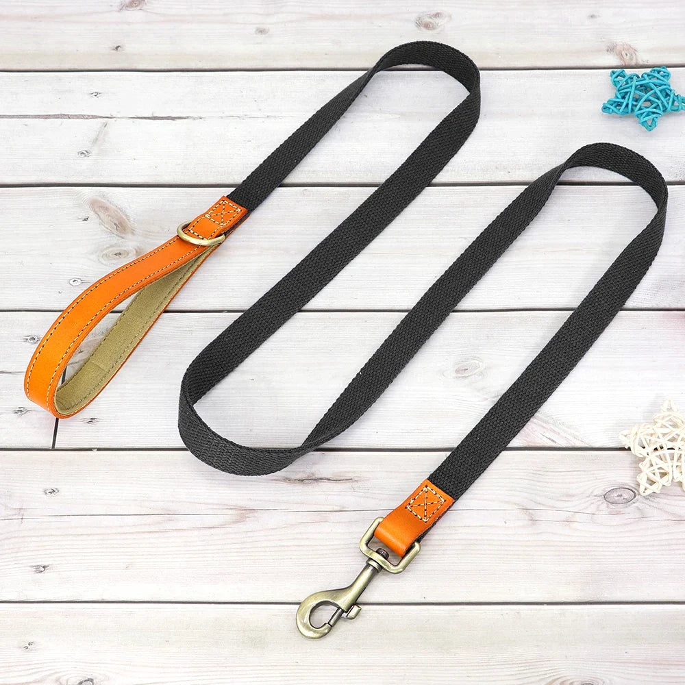 Nylon Custom Dog Puppy Collar Leash Set - ProPawPet.com