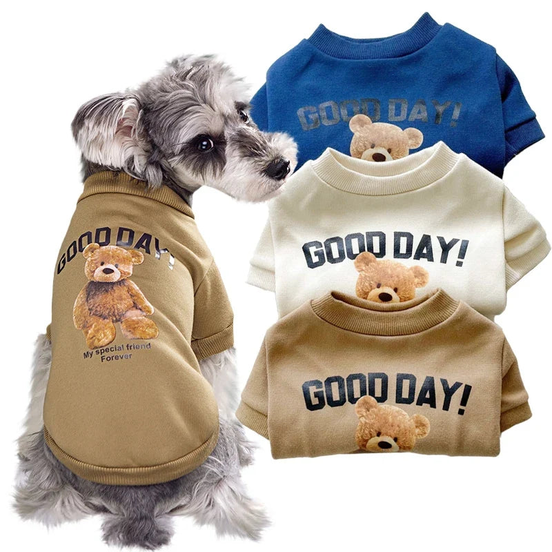 Dogs Winter Cute Costume Pet Clothes Cartoon - ProPawPet.com