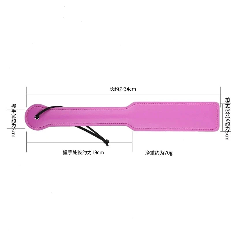 34cm Leather Riding Crop Short Paddle Equestrian Whip – Horse Supplies