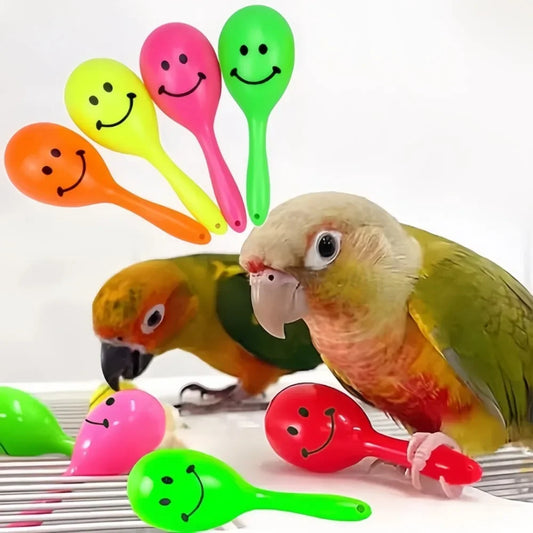 Novelty Face Style Mini Parrot Rattle Sand - ProPawPet.com