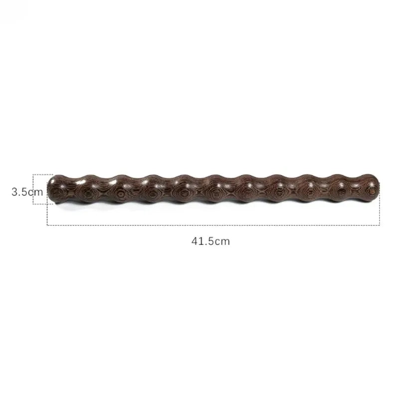 Gourd Shaped Wenge Wood Spanking Paddle Horse Whip – 2 Colors