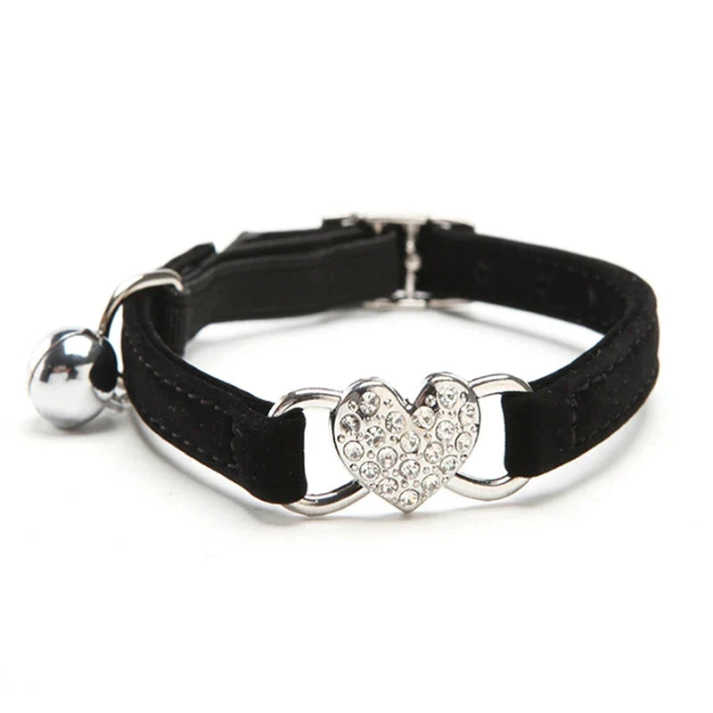 Heart Charm and Bell Cat Collar Safety - ProPawPet.com