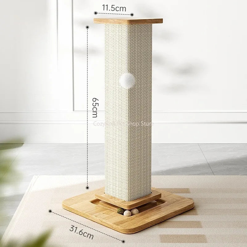 66cm Tall Couch Corner Cat Scratcher – 2 Colors