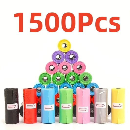 1500pcs Random Color Dog Poop Bag Pet Poop - ProPawPet.com