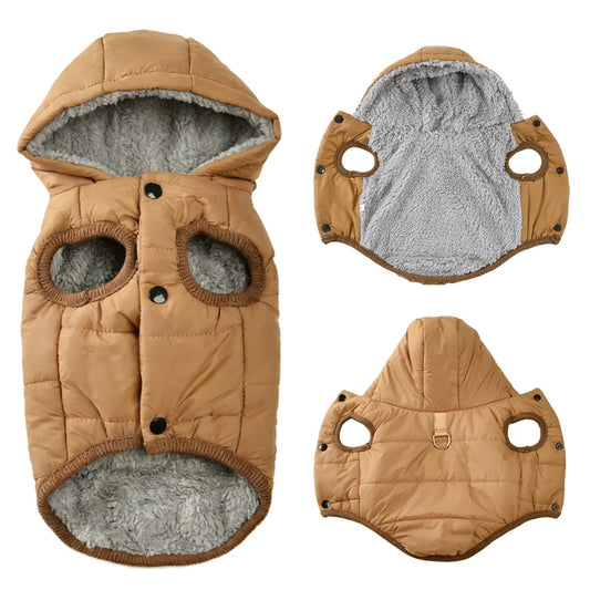 Warm Fleece Dog Coat Hoodie For Small Medium - ProPawPet.com