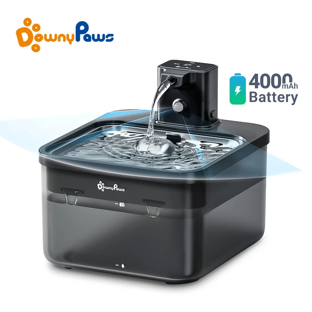 DownyPaws 2.5L Automatic Stainless Steel Cat - ProPawPet.com
